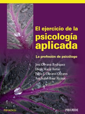 cover image of El ejercicio de la psicología aplicada